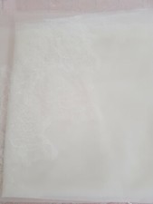 Voile mariée bordure dentelle