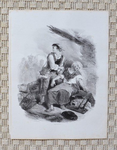 Lithographie originale xix - originale,