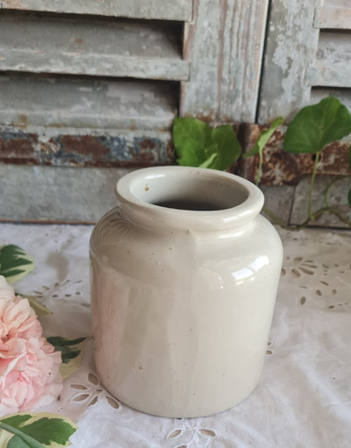 Ancien pot moutarde - a, en