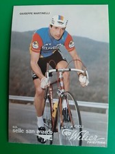 CYCLISME carte cycliste GIUSEPPE MARTINELLI équipe SELLE SAN MARCO 1982 