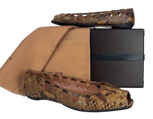010 alaia brown - brown, python