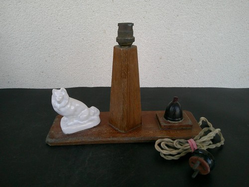 Pied lampe art deco - pied, de
