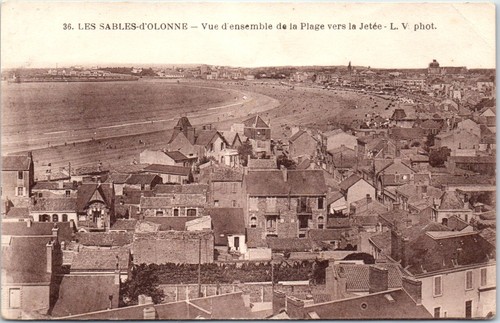 Les sables olonne - les, carte