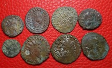 Lot Antoninien Minimi Barbare Tetricus Monnaie Romaine Roman Coin