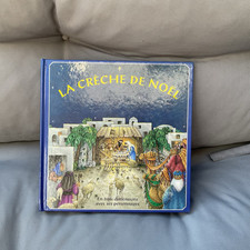 Livre Pop Up 3D Relief La Crèche De Noel Image Et Page 