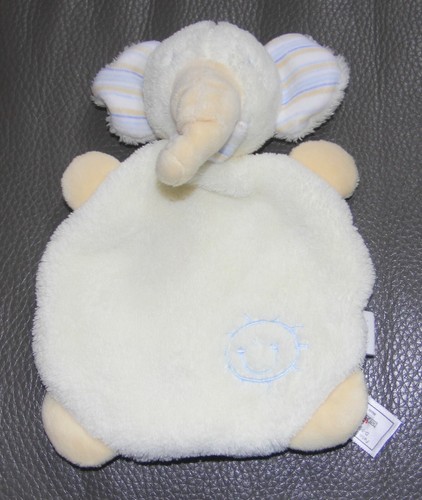 Doudou plat elephant ecru - doudou,