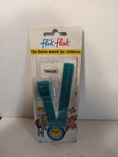 BRACELET DE MONTRE FLIK FLAK  TURQUOISE    VINTAGE NEUF