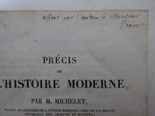 MICHELET (Jules). Précis de