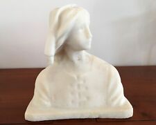 ALBATRE - BUSTE de JEANNE D'ARC - BESSI (attribué à) - XIX°
