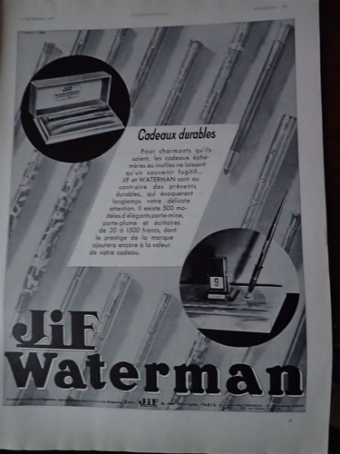Jif waterman ducretet poste - waterman,