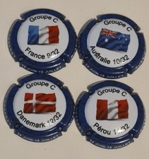 Capsules de champagne Despret coupe du monde foot 2018 groupe C. TG