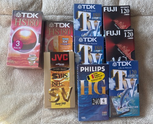 Lot cassettes vhs - vhs, vierge