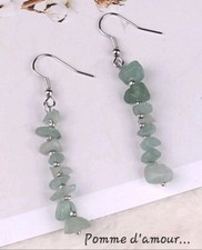 Boucle d'oreille en pierre