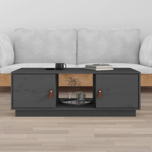 Table basse noir 100x50x35 - noir, cm