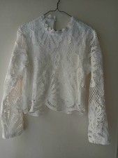 Haut Chic  Dentelle Guipure Blanc T XL
