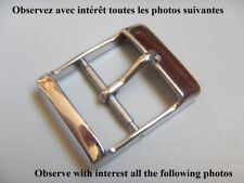 DOUBLE BOUCLE ARDILLON DE 18 MM ACIER INOXYDABLE POUR BRACELET DE 20 mm OU PLUS