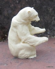 BRITAINS : ANIMAUX SAUVAGES ZOO CIRQUE  / OURS BLANC ASSIS