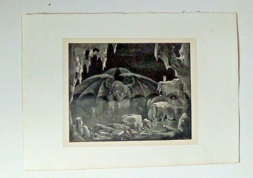 Gravure ancienne gustave doré - ancienne,