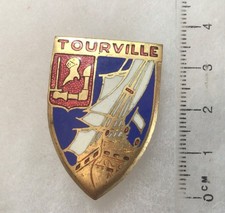 FRANCE MARINE - INSIGNE CROISEUR TOURVILLE 1928/1952 Fabrication  Augis st Barth