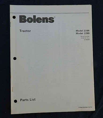 1979 1980 bolens modèle 2288 - 1979-1980,