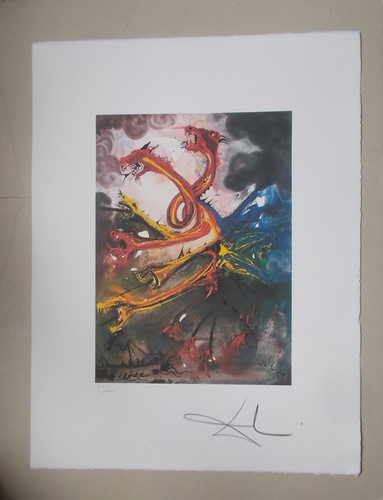Lithographie salvador dali - lithographie,,