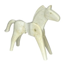 Playmobil cheval vintage blanc ferme figurine western ample