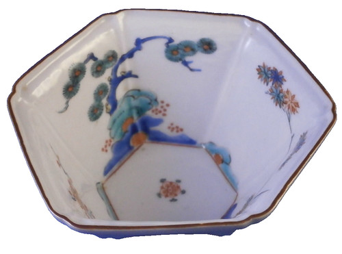 Bol plat hexagonal - bol,
