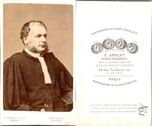 Cdv appert paris - cdv, appert,