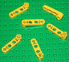 Lego TechnicYellow Liftarm 1x4 Thin with Stud Connector 2825 set 8868 8862 8480