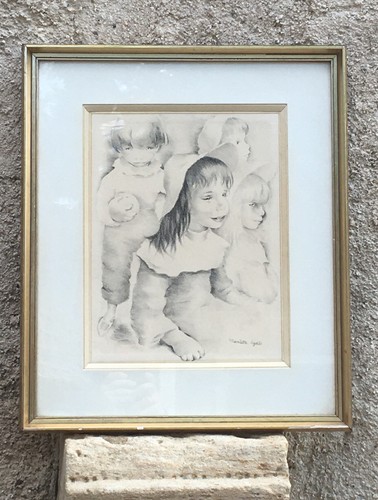 Lithographie mariette lydis - mariette,