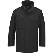 Propper M65 Field Manteau Chaud Ripstop Doublure Hiver Hommes Police Jacket Noir
