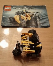 SET LEGO TECHNIC 8045 AVEC NOTICE : LE SIDE CAR  100% COMPLET