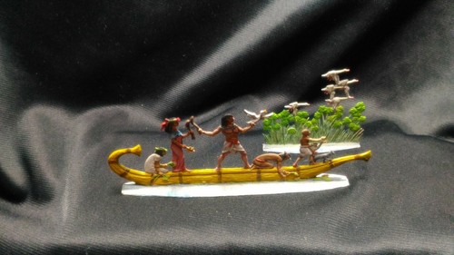 Figurine plat etain chasse - d,