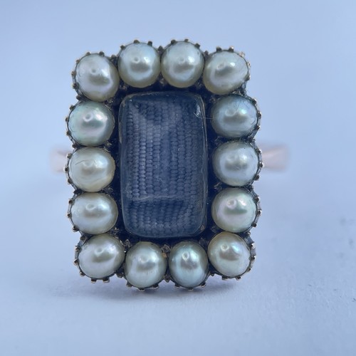 Bague deuil victorienne - deuil,