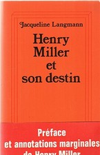 Henry Miller et son destin (Le Cabinet cosmopolite)