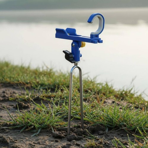 Support canne pêche au - à,