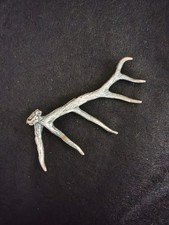 Broche thème La chasse : broche en forme de bois de cerf