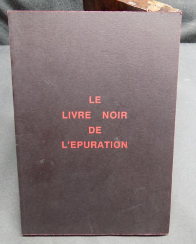 Livre noir l épuration - livre, de