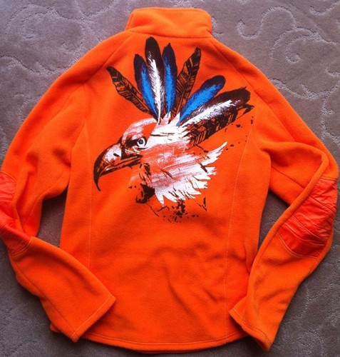 Xtreme orange fleece jacket - orange,