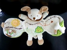 K12.  Doudou et compagnie LIVRE COPAIN LE PETIT CHIEN MALIN VERT MARRON BE