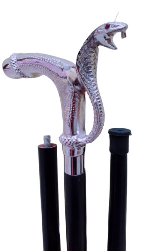 Grande manche tête serpent - de,