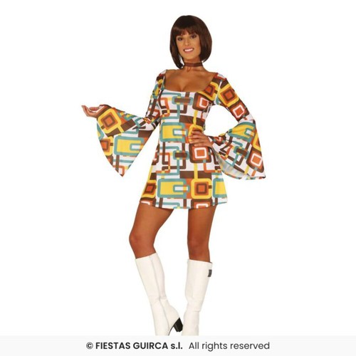 Robe disco années hippie - disco, 70