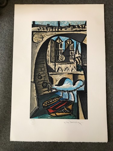 Picasso lithographie notre - lithographie,