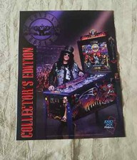 GUNS & ROSES CE COLLECTOR EDITION JERSEY JACK PINBALL FLYER