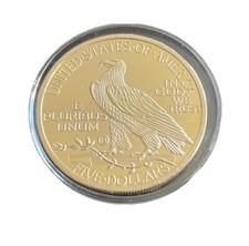 5 Dollar Indien Plaqué Or