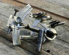 Sextant marin ancien en laiton