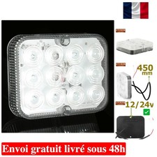 Feu de Recul LED Étanche 12/24V pour Remorque - Sécurisé et Durable