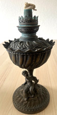 Ancienne lampe pétrole ange - pétrole,