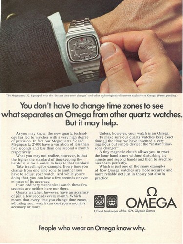 Omega montre megaquartz - montre, 32