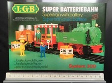 RARE CATALOGUE LGB PLAYMOBIL FIRST TRAIN  LEAFLET FLYER DEPLIANT VINTAGE NEUF .